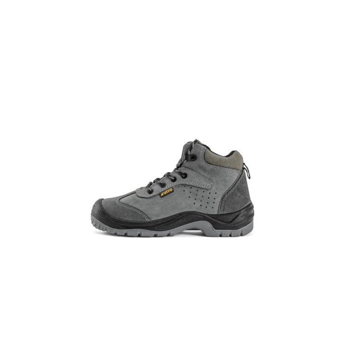 Chaussure de sécurité S1P en cuir suédé | Embout acier | EN ISO 20345