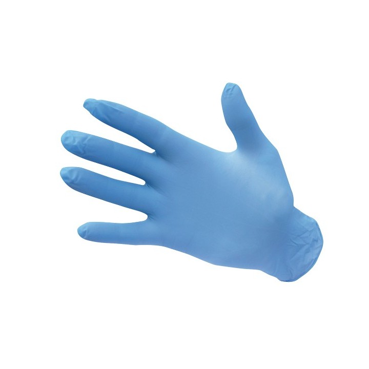 Gants nitrile jetables Portwest A925 non poudrés | Boîte 100 EPI alimentaire