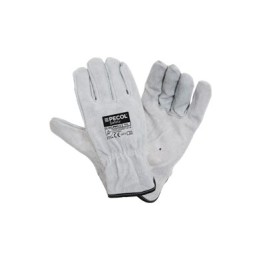 Gants de manutention cuir croûte