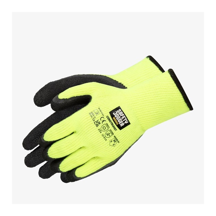 Gants de travail hiver haute visibilité CONSTRUHOT Safetyjogger