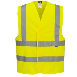 Gilet haute visibilité Portwest C470 | Gilet sécurité EN ISO 20471 classe 2 léger