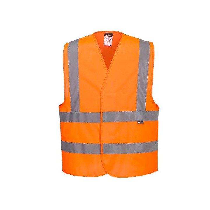 Gilet haute visibilité Portwest C470 | Gilet sécurité EN ISO 20471 classe 2 léger