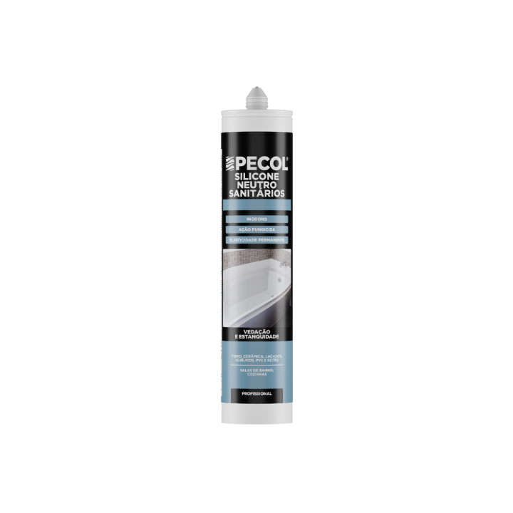 Mastic sanitaire neutre 310 ml blanc – joints & étanchéité