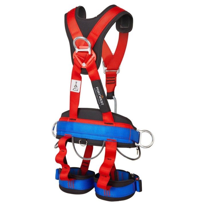 Harnais antichute Portwest FP19 Comfort Plus 4 points | Harnais sécurité EN361 EN358 EN813