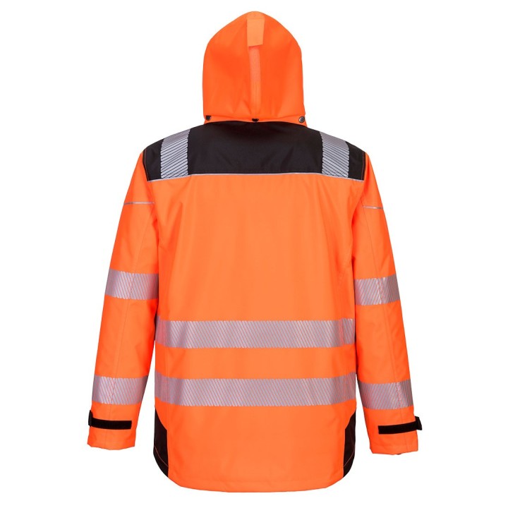 Veste haute visibilité Portwest PW365 3-en-1 PW3 | Parka chantier EN ISO 20471 Classe 3