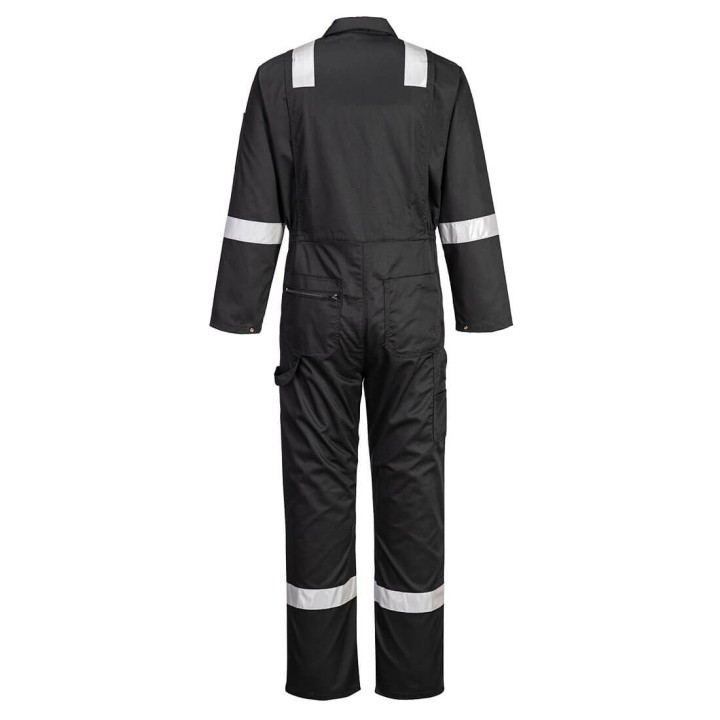 Combinaison de travail Portwest F813 Iona | Combinaison chantier multi-poches avec bandes réfléchissantes