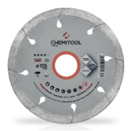 Disque diamant porcelaine Chemitool 115 mm – coupe précise