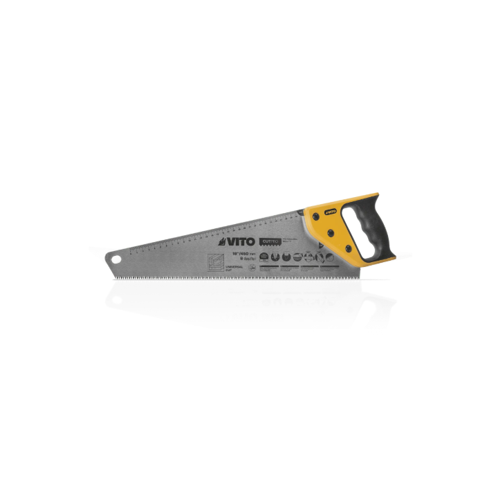 Scie égoïne 450 mm manche bi-matière | Coupe bois précise