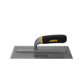 Platoir à colle denté | Taloche carrelage inox